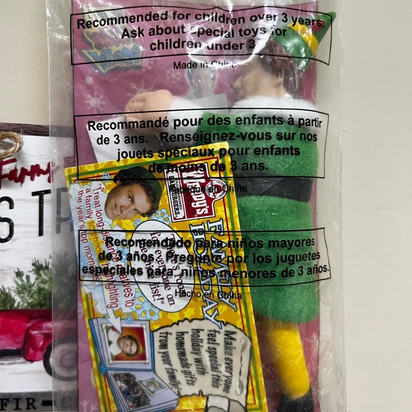 New Sealed Will Farrell Elf Buddy Movie Clip On Toy Collectible Wendy's 2004 - Picture 3 of 6